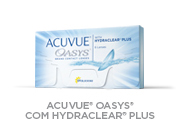 ACUVUE® OASYS® COM HYDRACLEAR® PLUS
